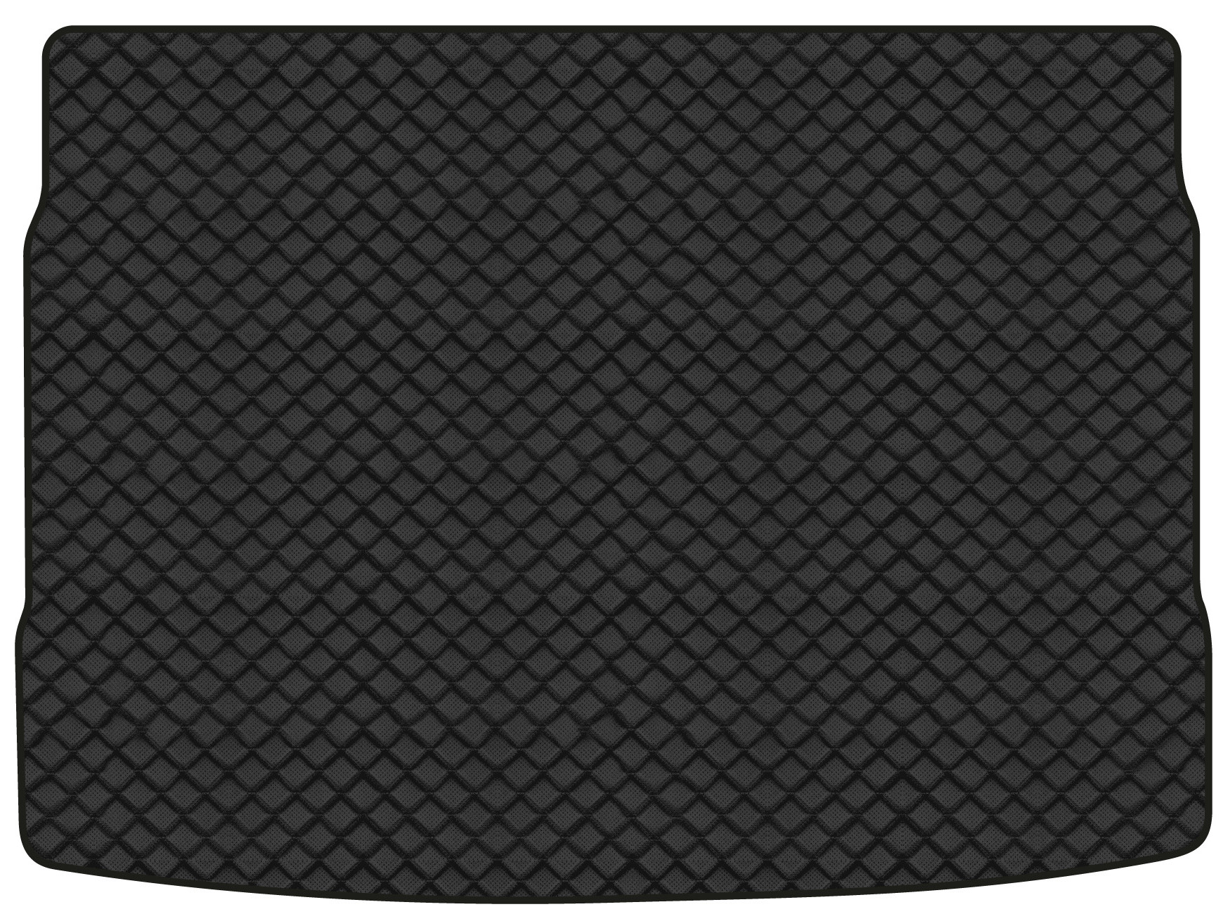 Коврик из экокожи в багажник авто EVAtech для Golf (V) AT 3-doors Volkswagen 2003-2009 5 поколение Htb EU (VW33069BO1BBB) - Фото 1