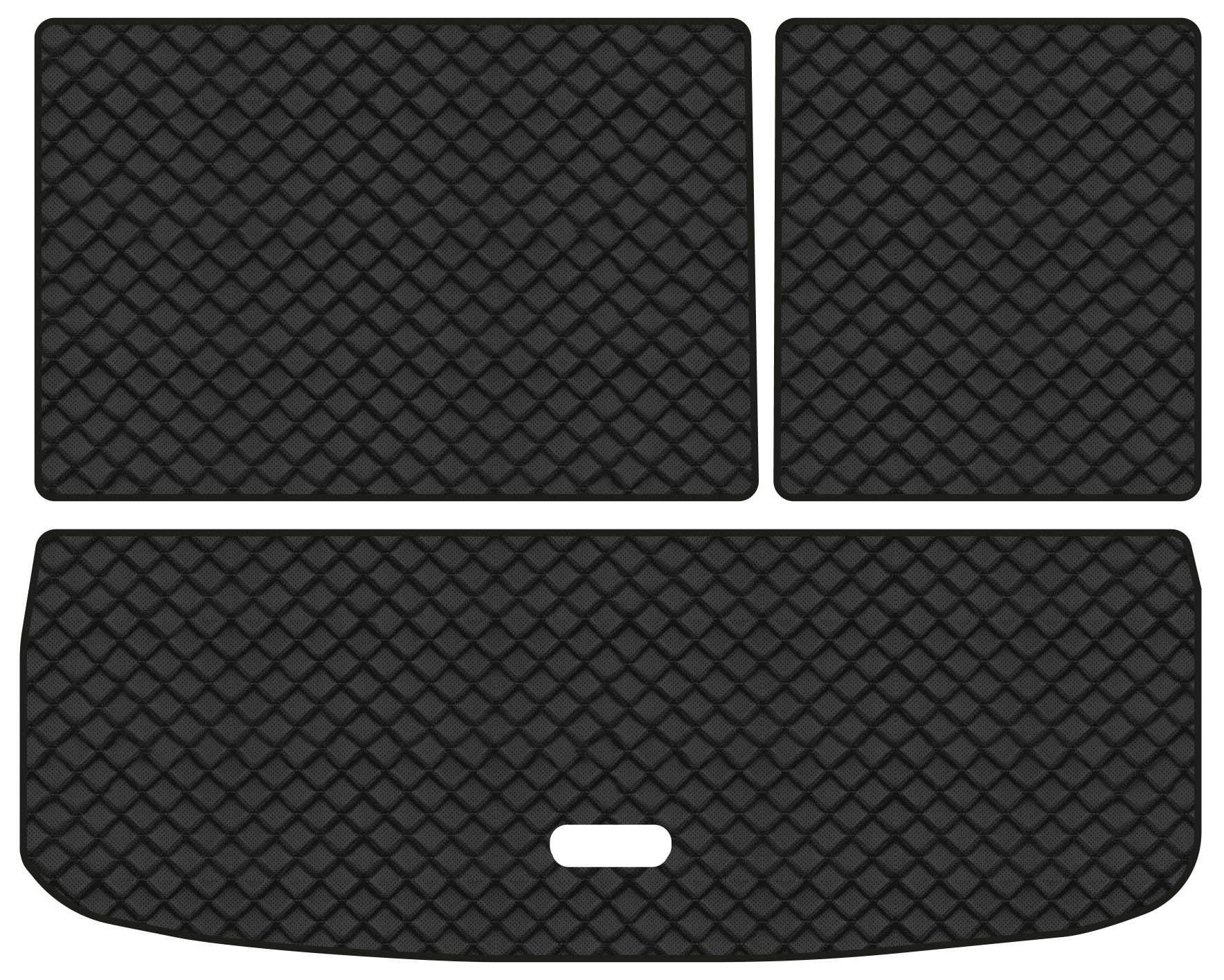 Коврик из экокожи в багажник авто EVAtech для Tiguan (NF) MT Volkswagen 2007-2018 1 поколение SUV EU (VW32987BE3BBB) - Фото 1