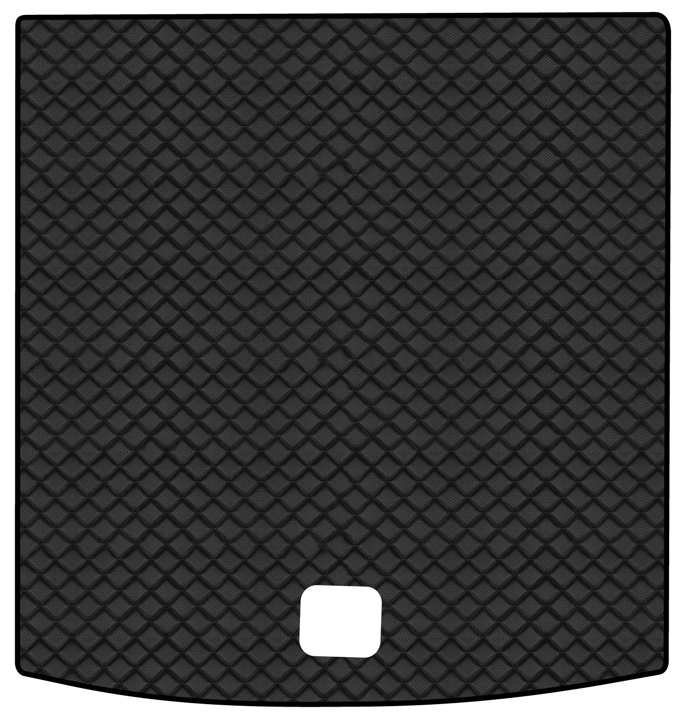 Коврик из экокожи в багажник авто EVAtech для Touareg (CR) Volkswagen 2018 3 поколение SUV EU (VW3291BH1BBB) - Фото 1