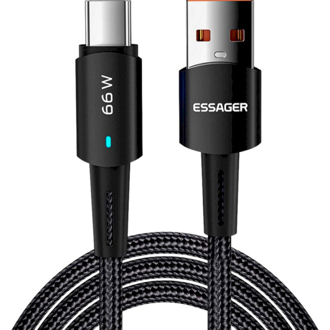Кабель синхронизации данных Essager Sunset Type-C 6A USB 0.5m (EXCT-CGB01) - Фото 1