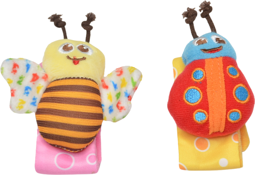 Брязкальце Lindo F 1005 метелик і сонечко - Фото 1