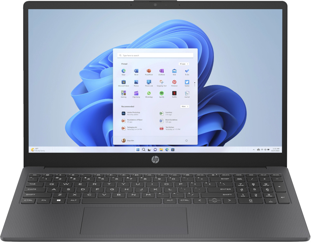 Ноутбук HP Laptop 15-fc0148ua (B9PH7EA) Chalkboard Gray - Фото 1