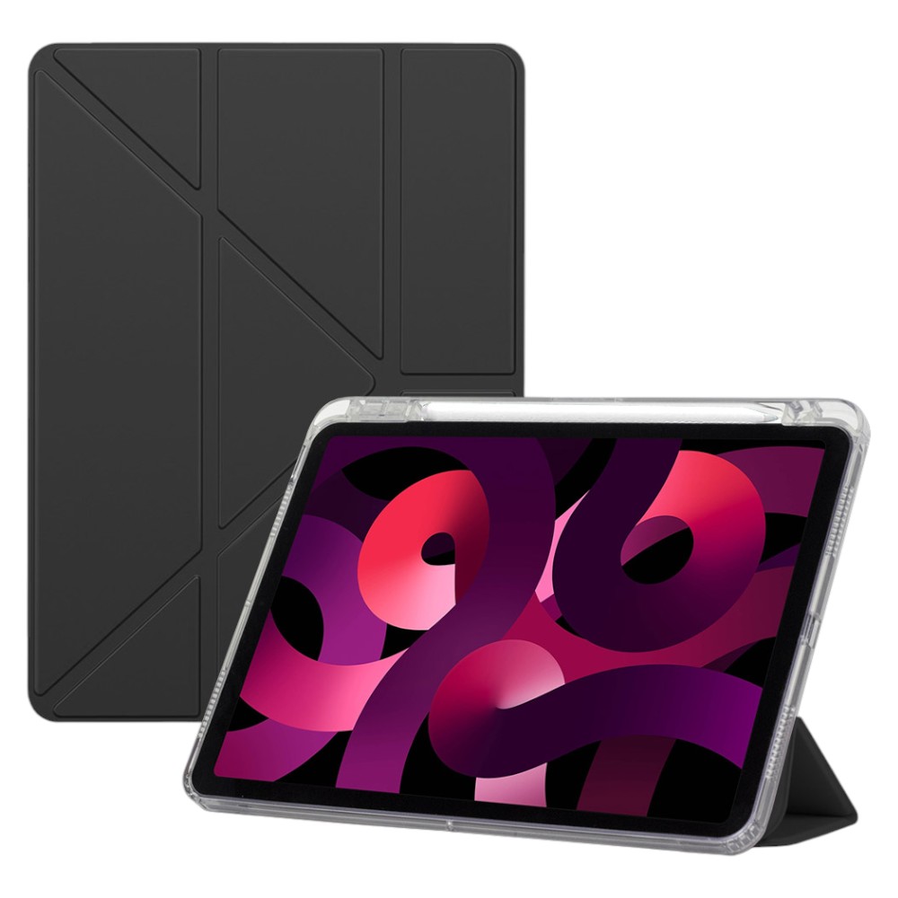 Чехол для планшета BeCover Ultra Slim Origami Transparent с креплением Apple iPad Mini 7 2024 Black (712934) - Фото 1