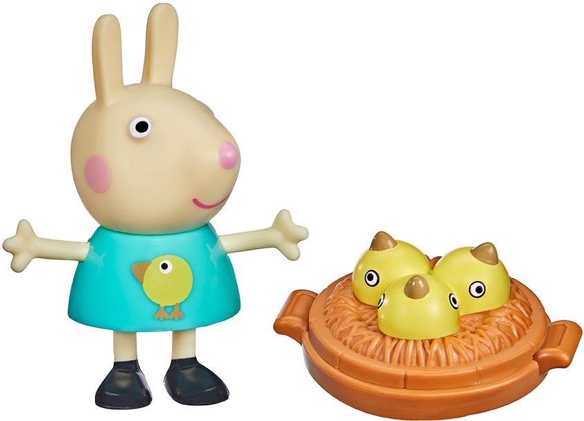 Коллекционная фигурка Peppa Pig Веселые друзья Ребекка с корзиной (F2208) - Фото 1