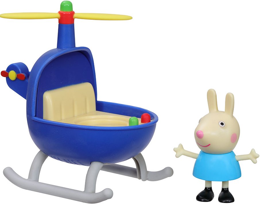Коллекционные фигурки набор Peppa Pig Вертолет Ребекки (F2742) - Фото 1