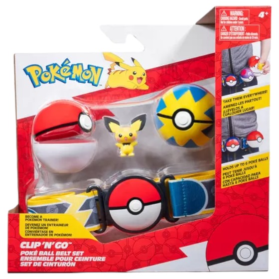 Набор игровых фигурок Pokemon W15 - ПОЯС С ПОКЕБОЛАМИ ПИЧУ (PKW3643) - Фото 1