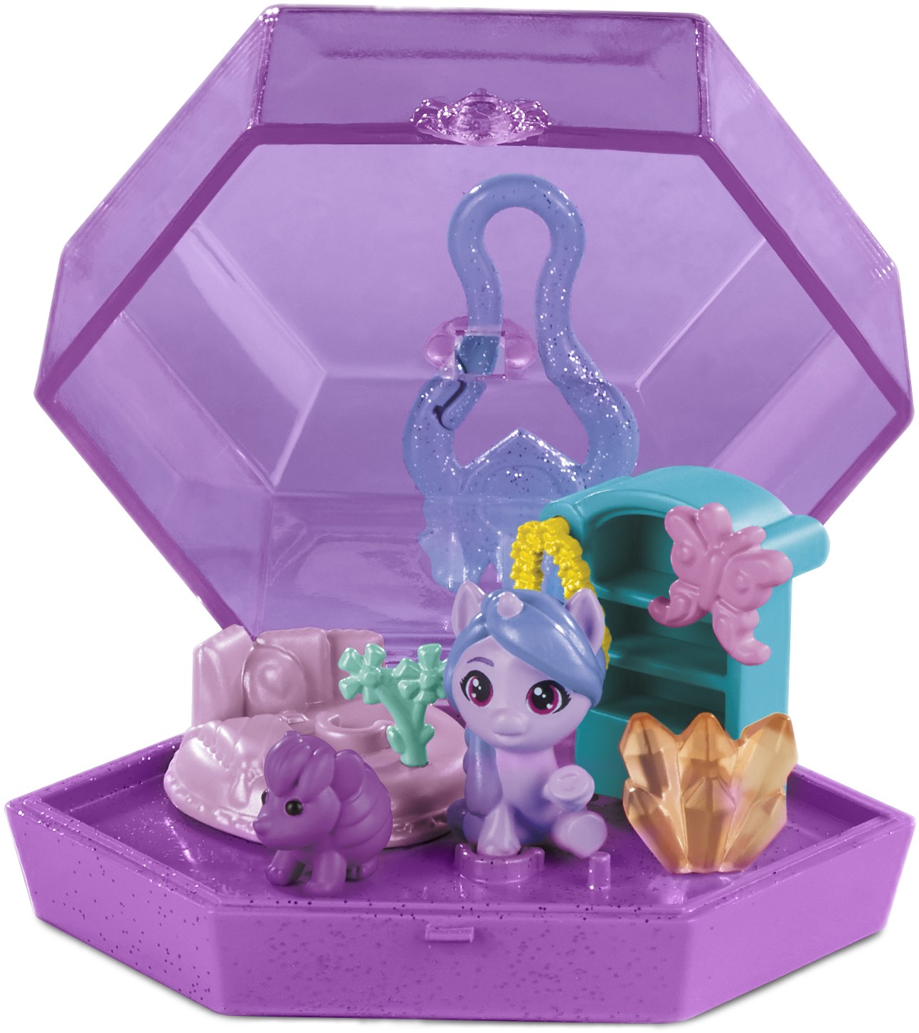 Коллекционные фигурки набор Hasbro MY LITTLE PONY Мини-мир MLP Кристалл сиреневый (F3872/F5244) - Фото 1