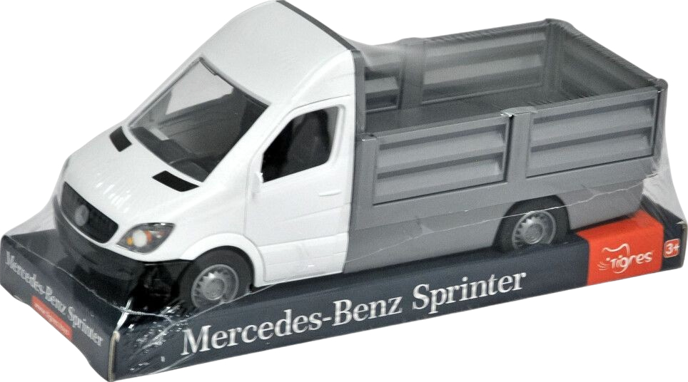 Колекційна спецтехніка Tigres Mercedes-Benz Sprinter бортовий Білий (39671) - Фото 1