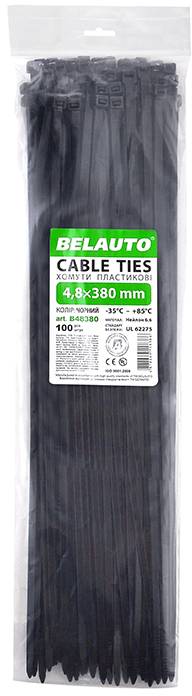 Набір хомутів BelAuto 4.8x380 (B48380) - Фото 1