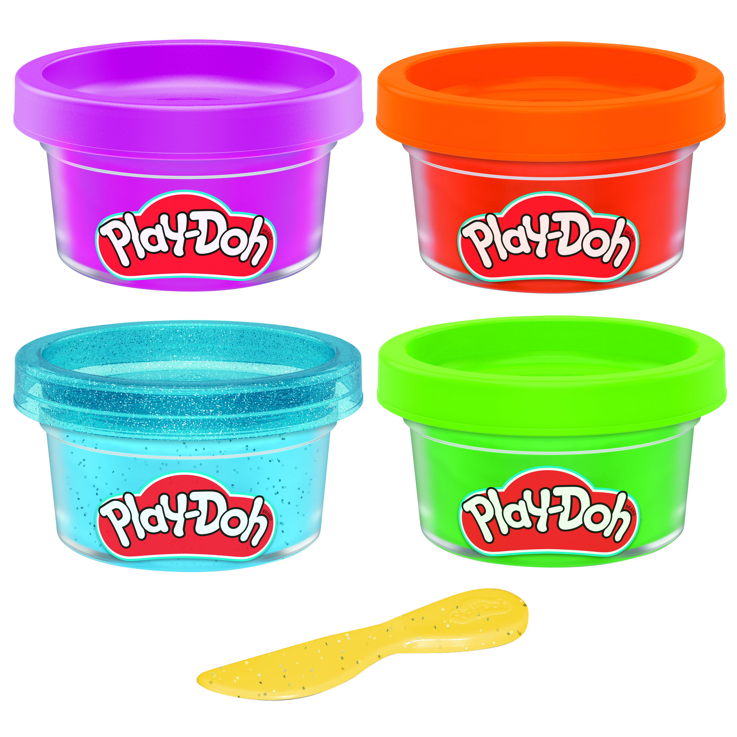 Матеріали Hasbro 4 баночки з масою для ліплення (F7172_F7558) - Фото 1