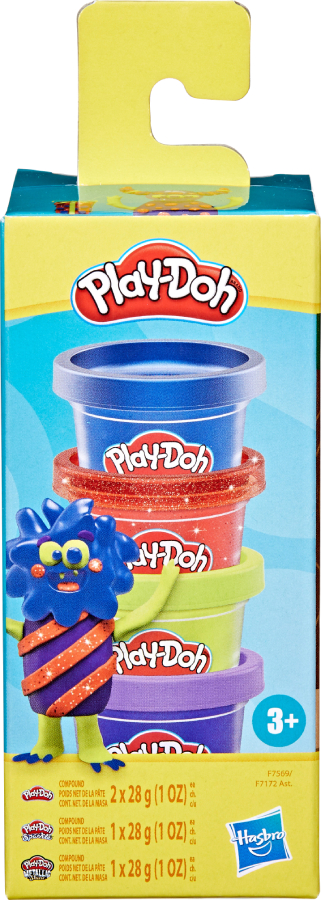 Матеріали Hasbro 4 баночки з масою для ліплення (F7172_F7569) - Фото 1