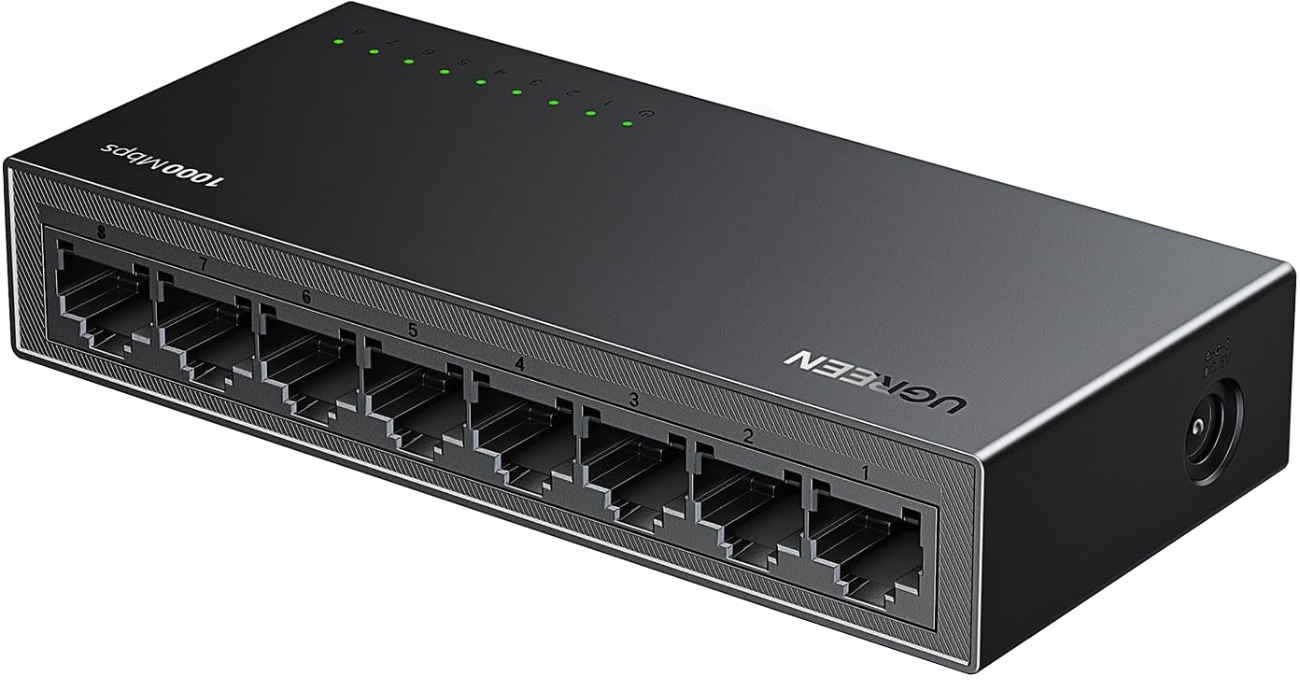 Коммутатор локальной сети (Switch) UGREEN 8-Port Gigabit Ethernet Switch (CM834) - Фото 1