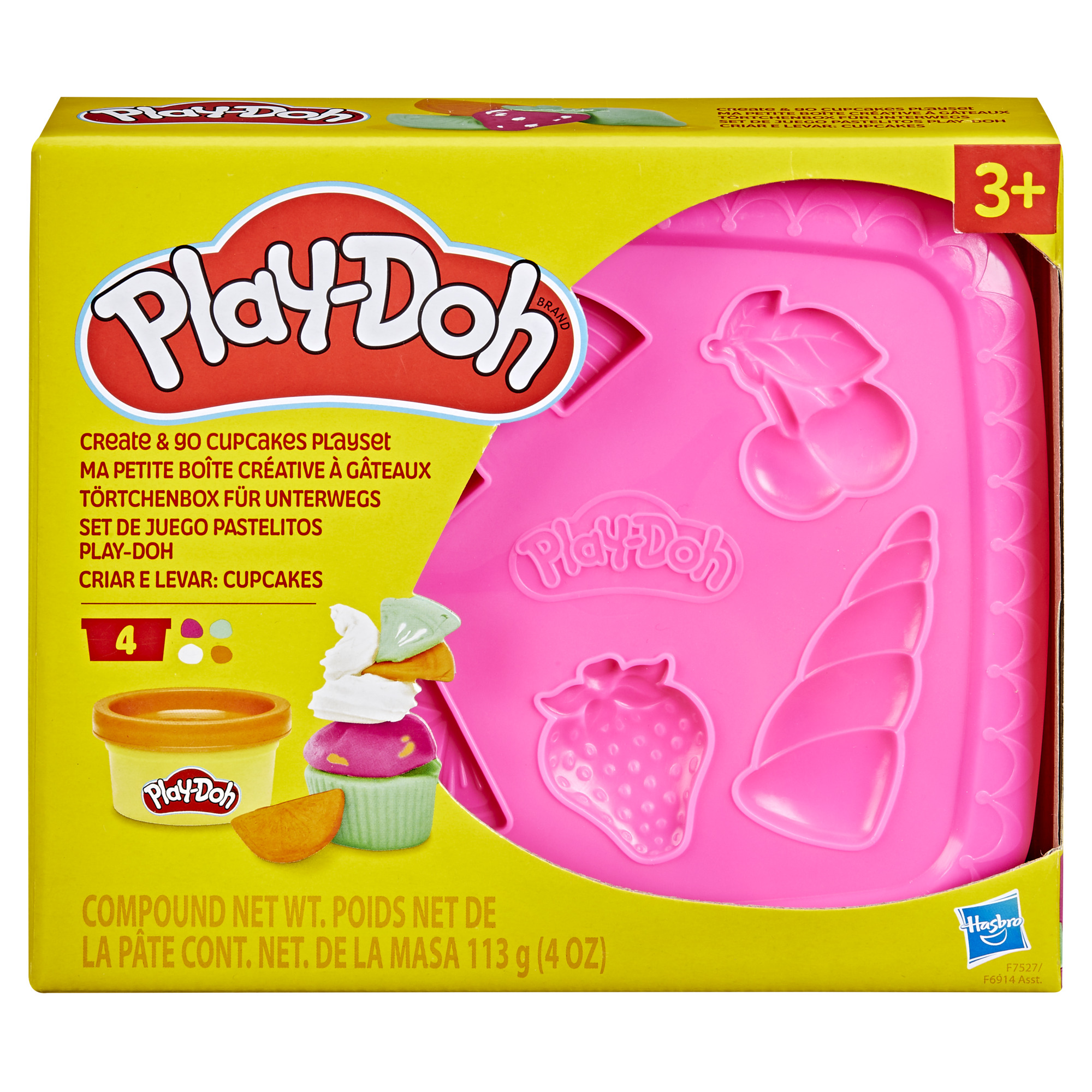Наборы для лепки Hasbro Play-Doh ''Создай и вперед'' CREATE N GO CUPCAKES PLAYSET (F6914_F7527) - Фото 1