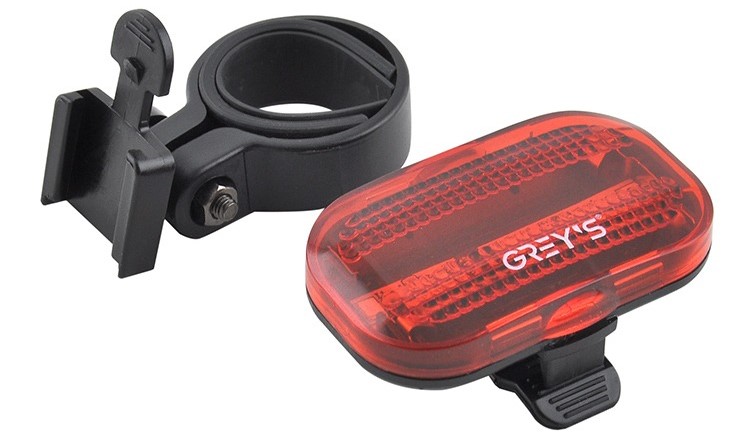 Ліхтар велосипедний Grey's 5хLEDs 2 реж. вологозахищений корпус (GR11110) - Фото 1