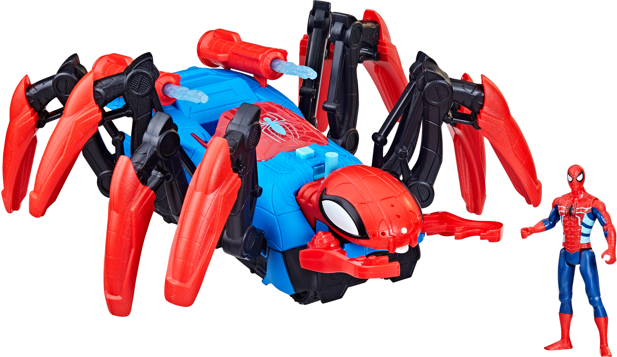 Игровой набор Hasbro Стреляющий паук Веб сплешерс с фигоркой Человека-паука (F7845) - Фото 1