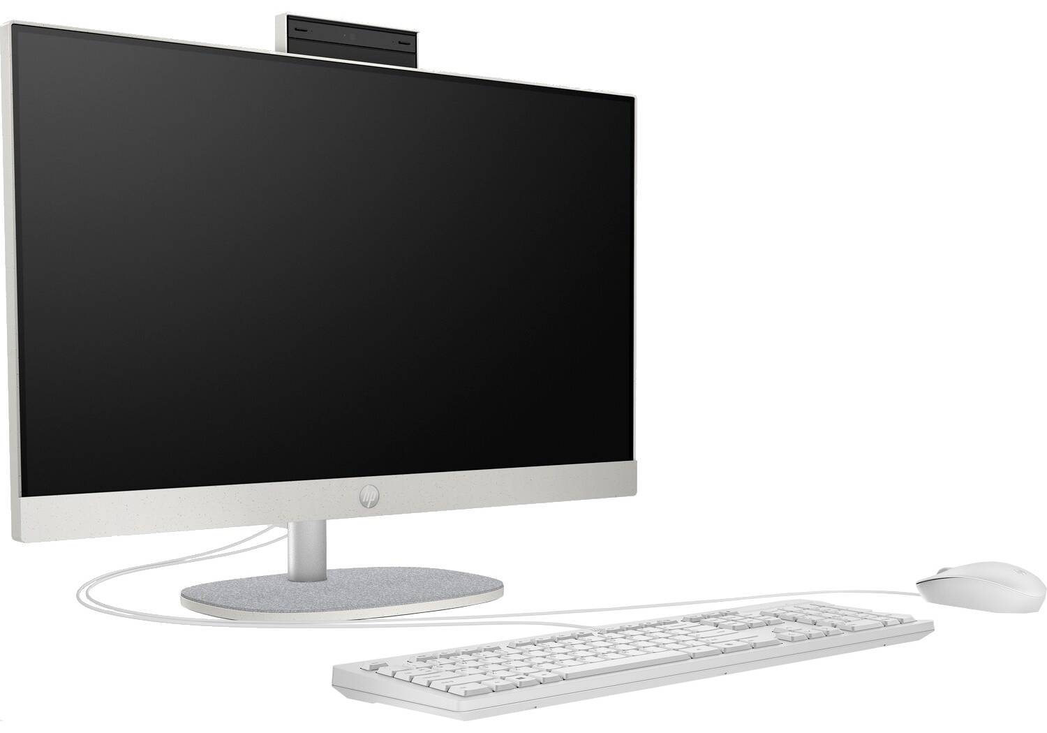 Компьютер-моноблок HP 24-cr0004ua (9C9C4EA) Shell White - Фото 1