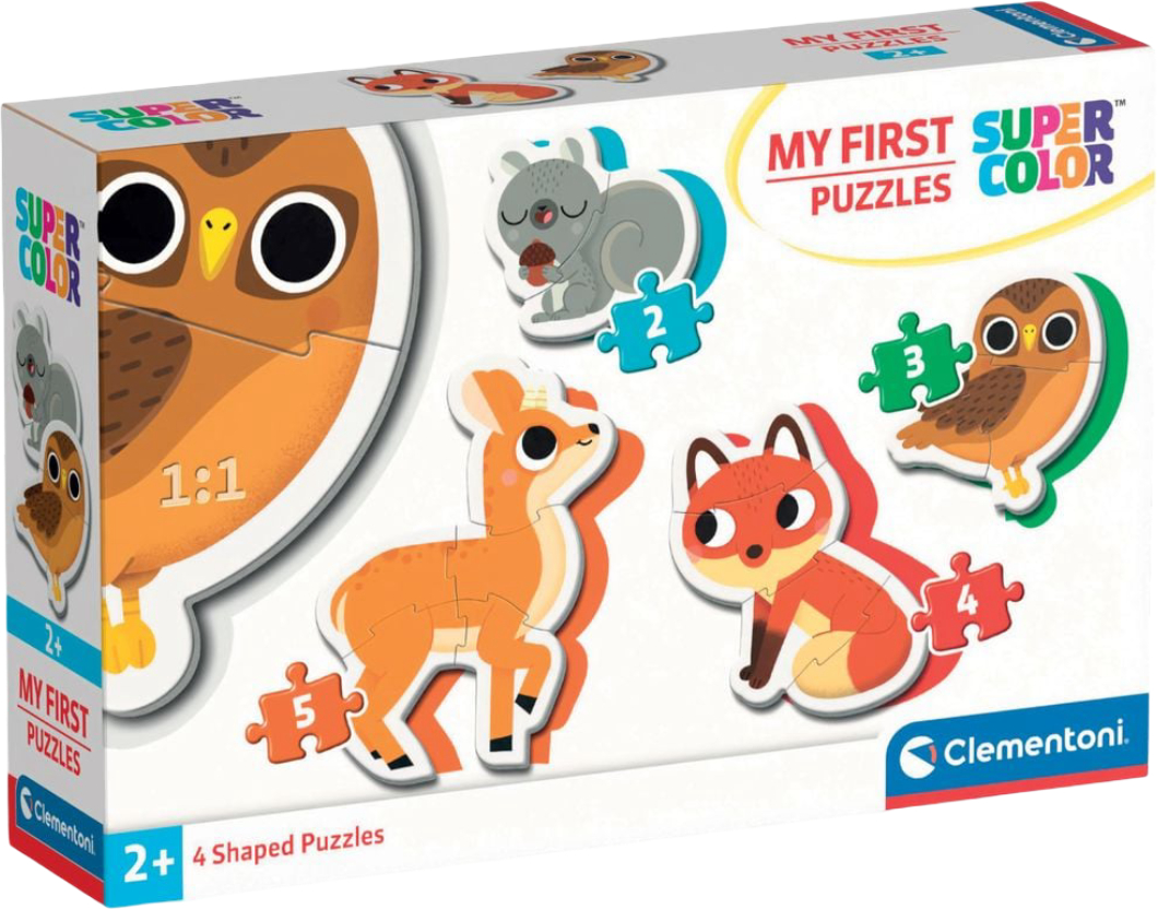 Купити Пазли (до 2 років) Clementoni Forest Animals серія My First Puzzles (20814) - Фото 1 Пазли (до 2 років) Clementoni Forest Animals серія My First Puzzles (20814) - Фото 1