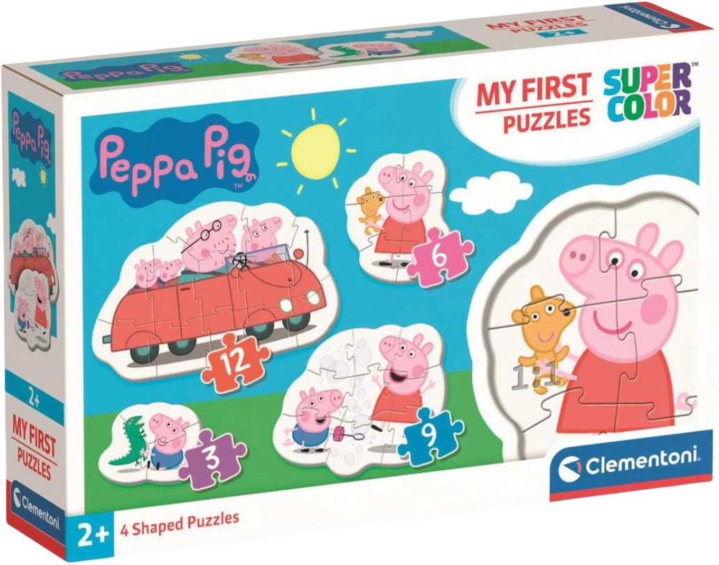 Купити Пазли (до 2 років) Clementoni 4в1 Peppa Pig серия My First Puzzles (20829) - Фото 1 Пазли (до 2 років) Clementoni 4в1 Peppa Pig серия My First Puzzles (20829) - Фото 1