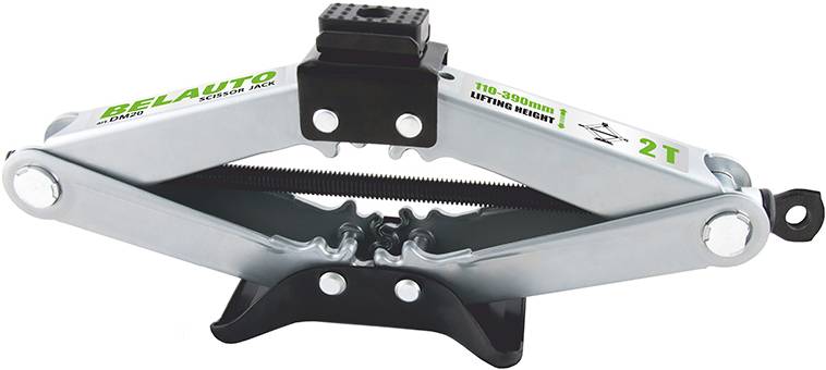 Домкрат BelAuto ромбовий 2 тонни 120-413мм (DM20) - Фото 1