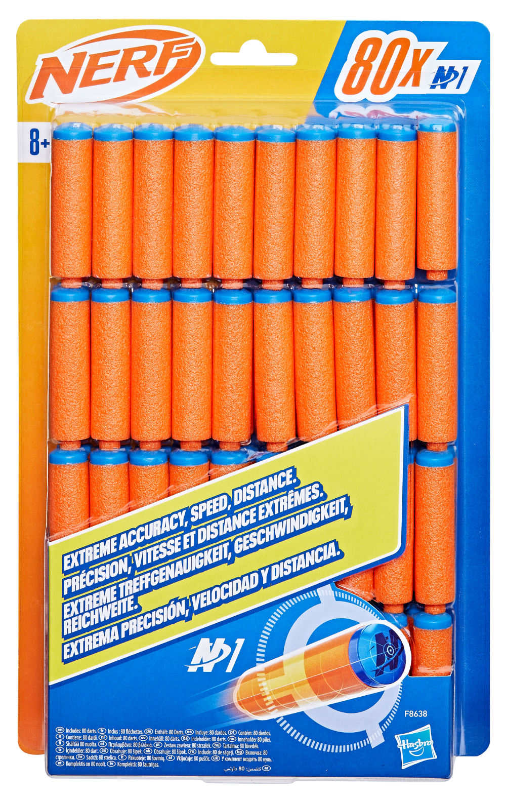 Стрелы для бластеров Hasbro 80 стрел серии ''Nerf N Series'' (F8638) - Фото 1