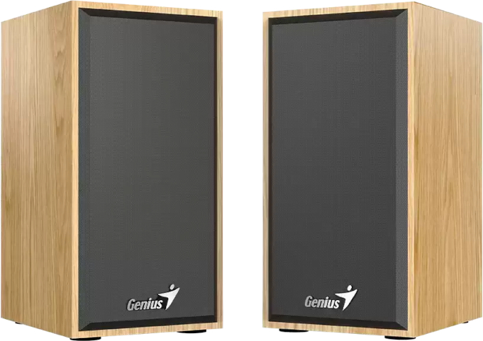 Компьютерная акустика обычная 2.0 Genius Pine Wood USB SP-HF180 (31730029404) - Фото 1