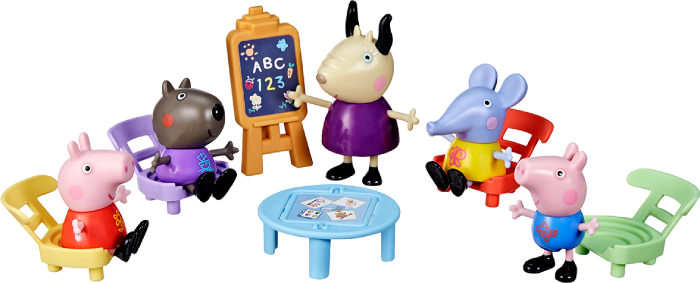 Колекційні фігурки набір Peppa Pig FIGURINES - КЛАС ПЕППИ (F8868) - Фото 1