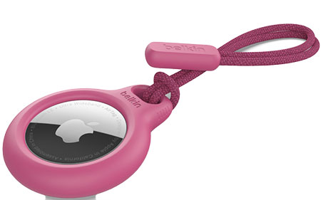 Чехол для беспроводного маяка Belkin Secure Holder with Strap AirTag Pink (F8W974BTPNK) - Фото 1