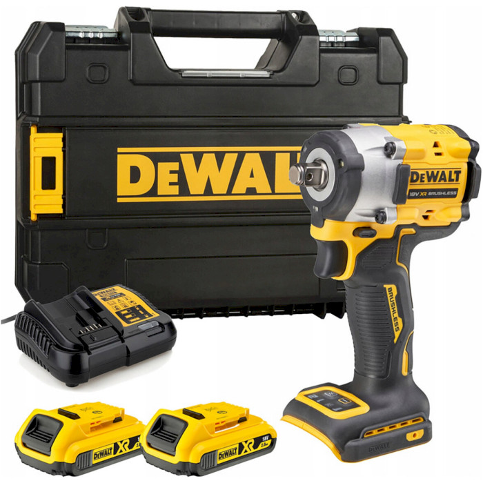 Гайковерт аккумуляторный DeWALT DCF921D2T - Фото 1