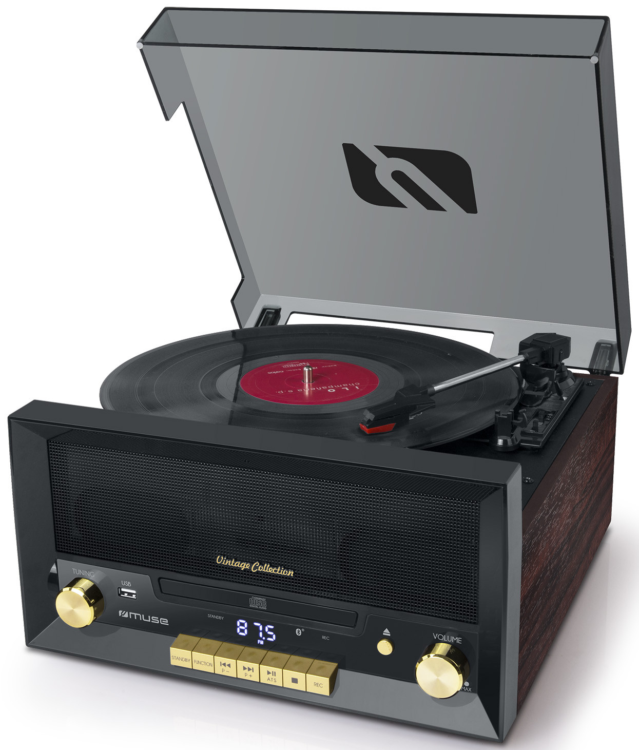 Купить Виниловый проигрыватель Muse MT-112 W - Фото 1 Виниловый проигрыватель Muse MT-112 W - Фото 1
