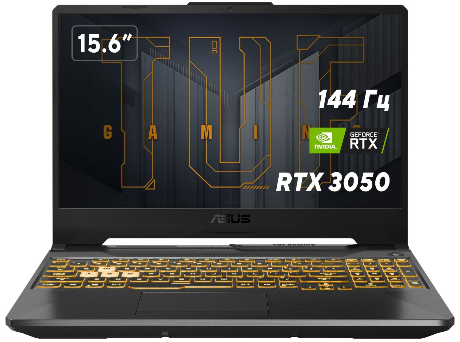 Уценка - Ноутбук игровой Asus TUF Gaming A15 FA506NCR-HN006 Graphite Black - Фото 1