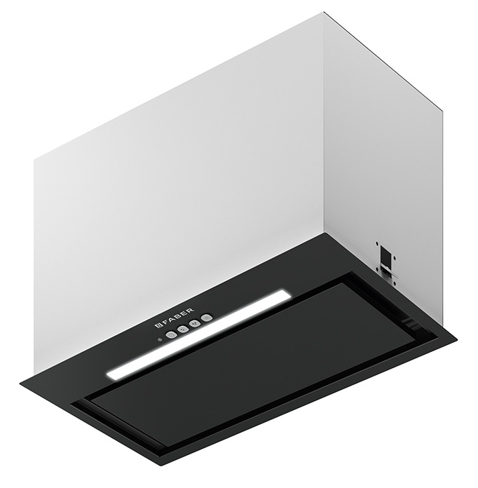 Вытяжка встраиваемая Faber INKA LUX EVO BK MATT A52 - Фото 1