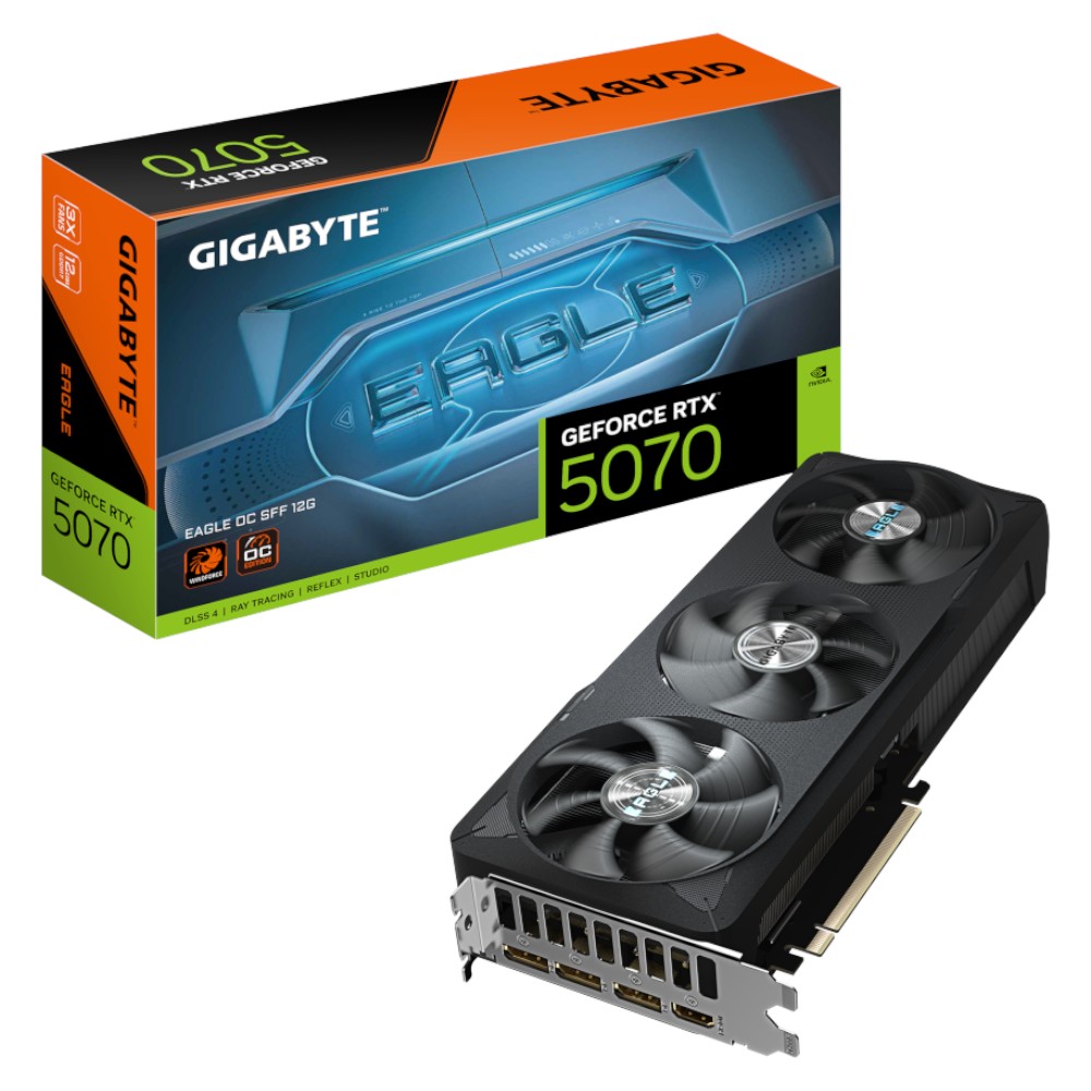 Відеокарта Gigabyte GeForce RTX 5070 EAGLE OC SFF 12G (GV-N5070EAGLE OC-12GD) - Фото 1