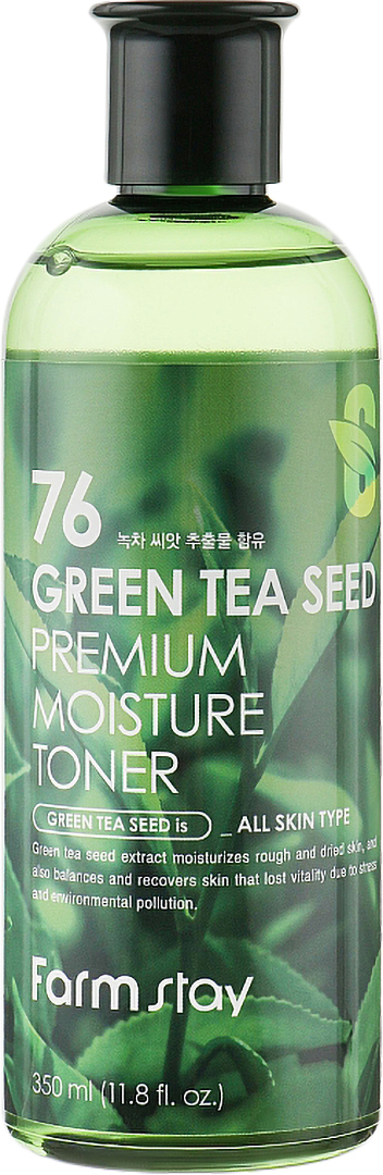 Купить Тонер для лица Farm Stay 76 GREEN TEA SEED 350 мл (8809809800192) - Фото 1 Тонер для лица Farm Stay 76 GREEN TEA SEED 350 мл (8809809800192) - Фото 1