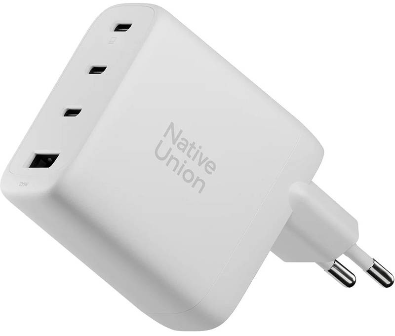Мережевий зарядний пристрій Native Union Fast GaN Charger PD 100W White (FAST-PD100-WHT-EU)