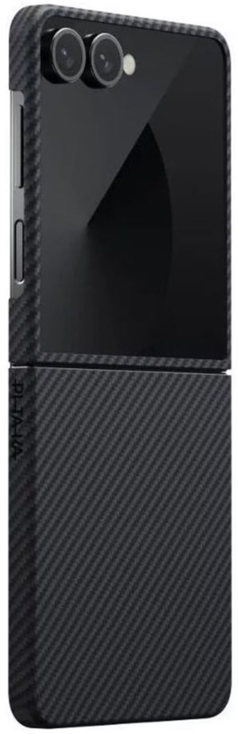 Чохол для смартфону Pitaka Ultra-Slim Case Twill Black/Grey for Samsung Galaxy Z Flip 7 (FBFLIP7) - Фото 1