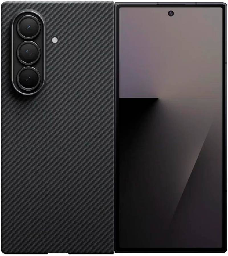 Чохол для смартфону Pitaka Ultra-Slim Case Twill Black/Grey for Samsung Galaxy Z Fold 7 (FBFOLD7) - Фото 1