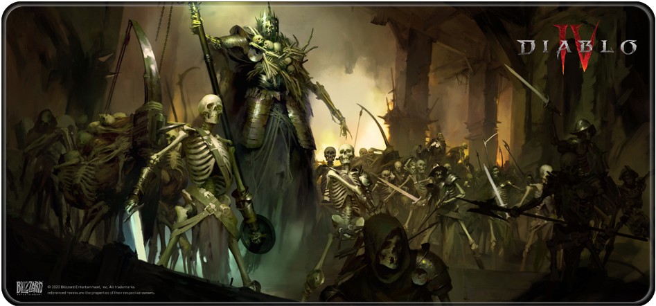 Килимок для миші ігровий Diablo IV - Skeleton King XL (FBLMPD4SKELET21XL) - Фото 1