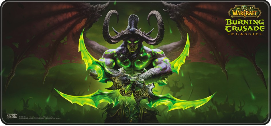 Килимок для миші ігровий World of Warcraft Burning Crusade Illidan XL (5292910016300) - Фото 1