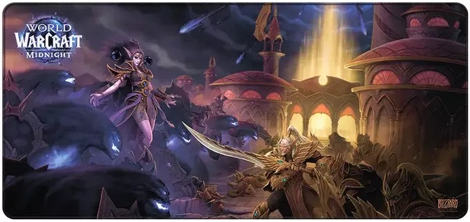 Килимок для миші  ігровий Blizzard WORLD OF WARCRAFT Midnight Xalatath Key Art XL (FBLMPWOWMNXKA25XL)
