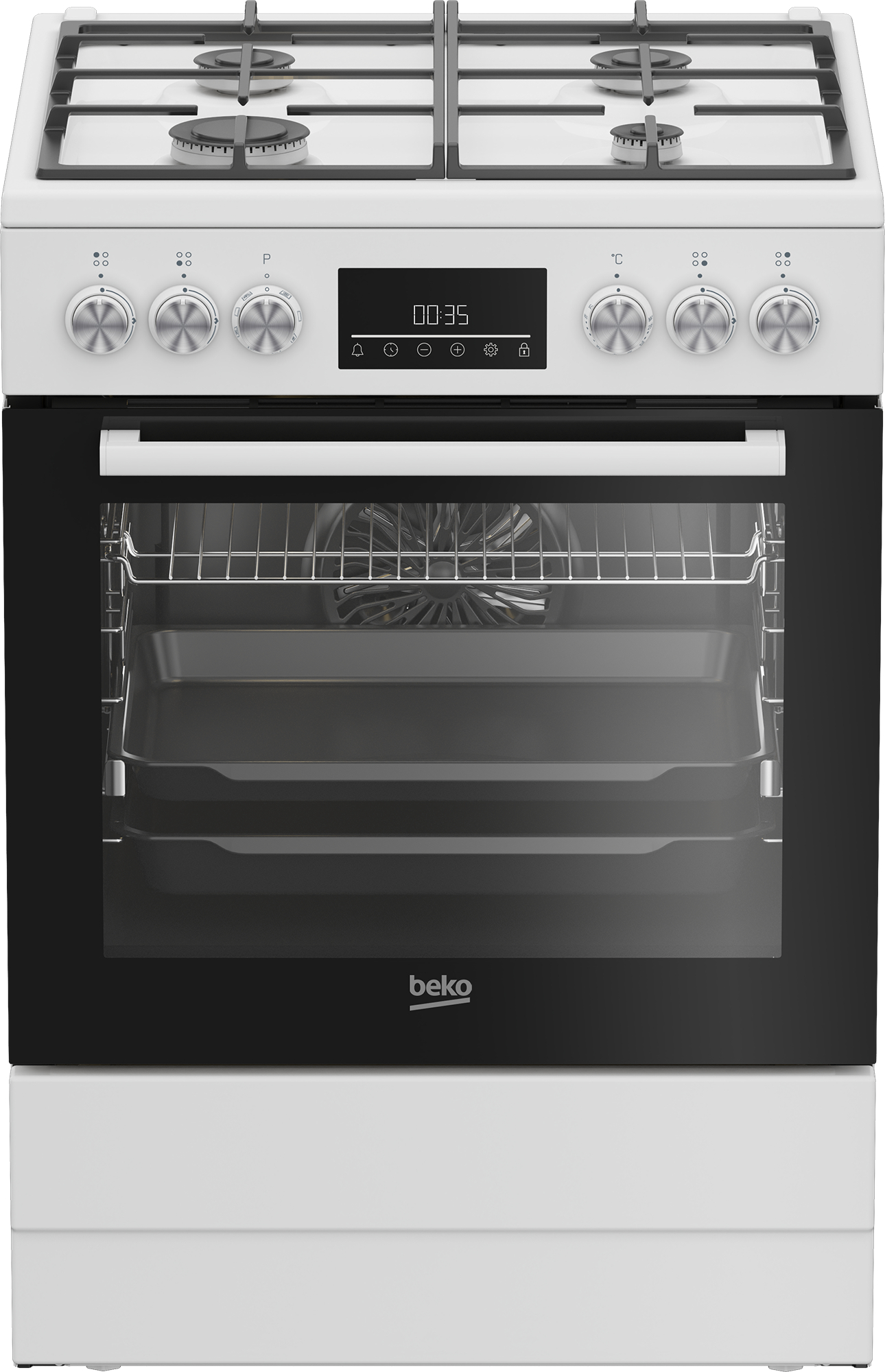 Уценка - Плита газовая Beko FBM62330GWDTN - Фото 1