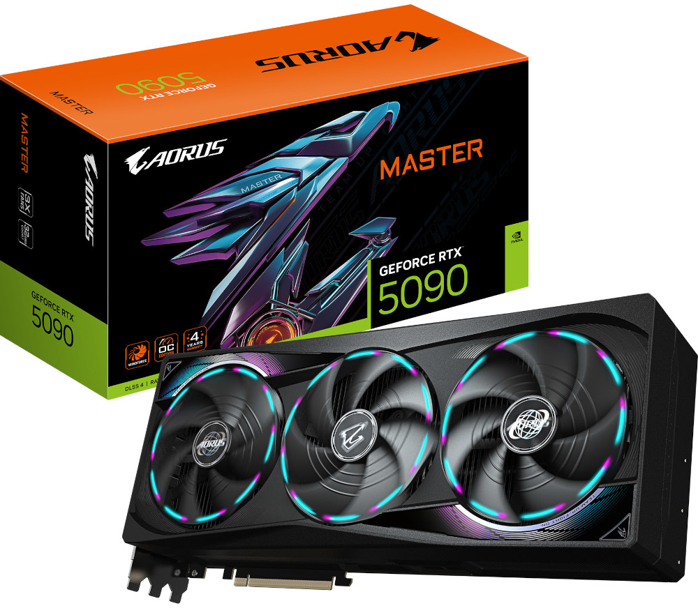 Відеокарта Gigabyte AORUS GeForce RTX 5090 MASTER 32G (GV-N5090AORUS M-32GD) - Фото 1