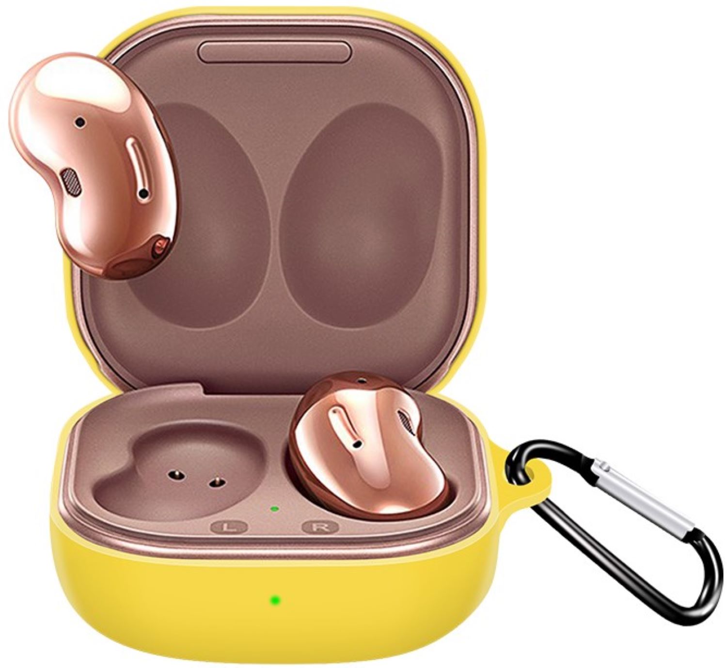 Чехол для наушников BeCover Silicon for Samsung Galaxy Buds FE SM-R400 Yellow (710099) - Фото 1