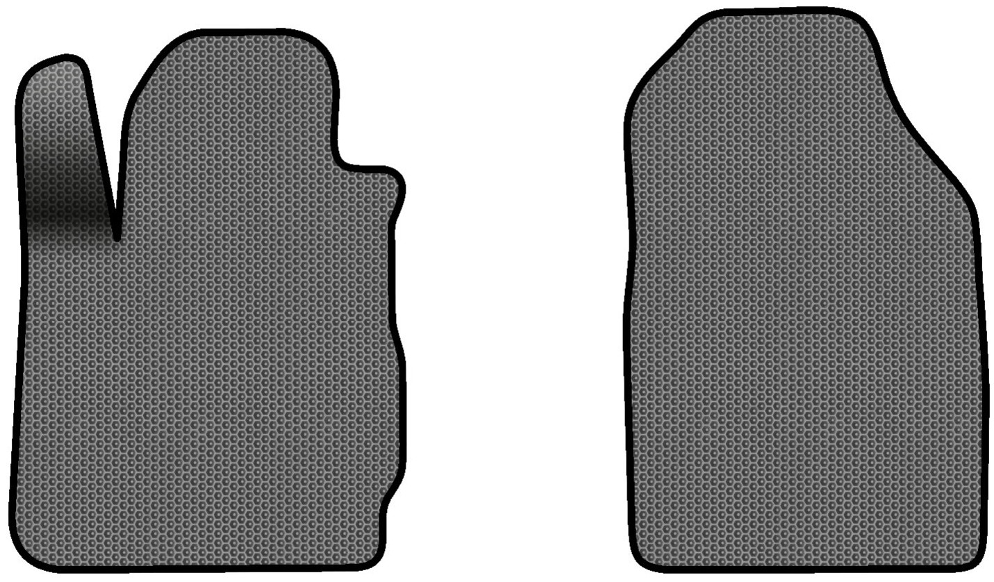 EVA килимки в салон авто передні EVAtech для Fiesta (Mark 7) (closed threshold) AT Ford 2009-2017 6 покоління Htb EU FD12709AV2SGB - Фото 1