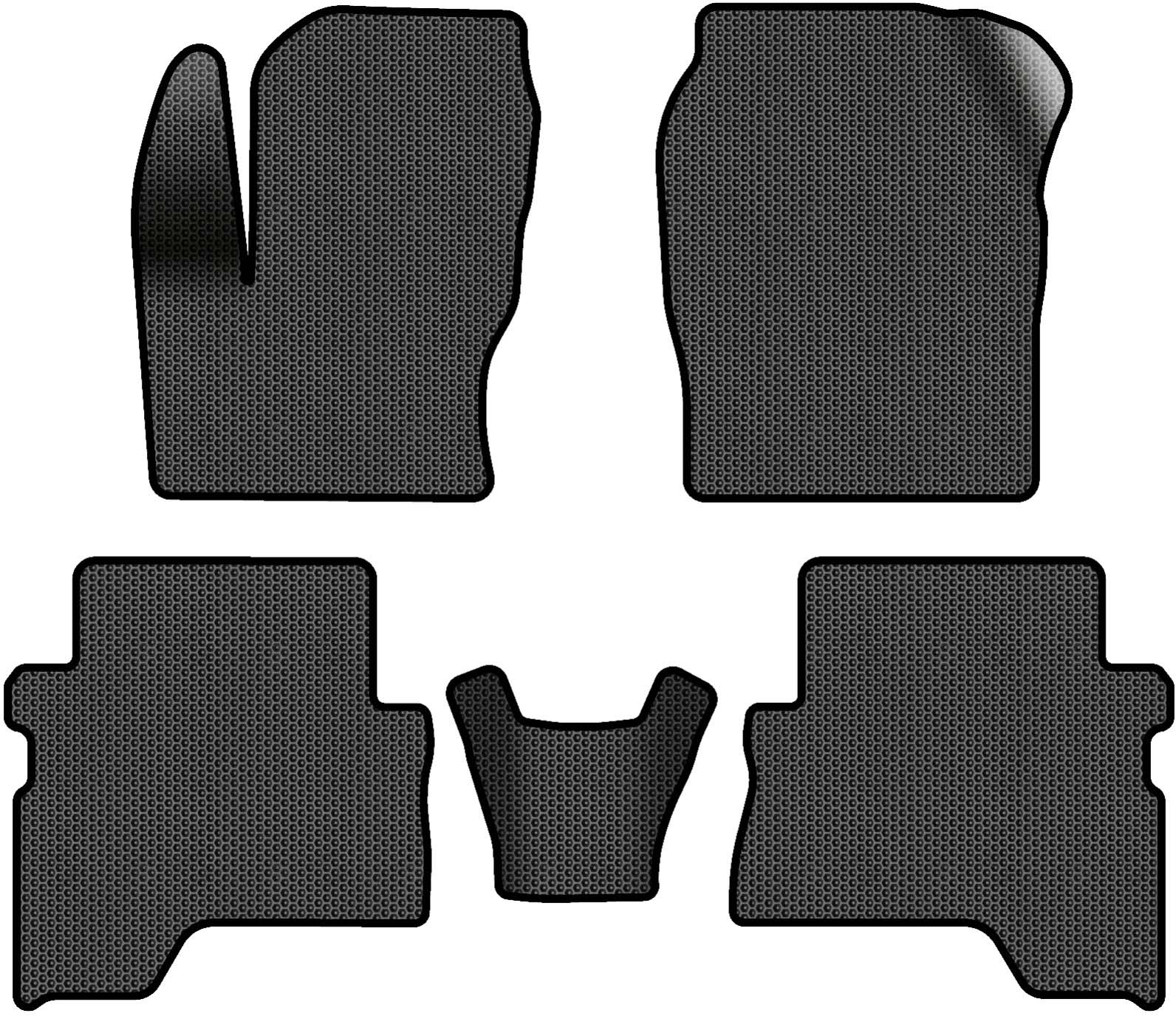 EVA коврики в салон авто EVAtech для Escape Ford 2012-2015 3 поколение SUV USA FD1577C5SBB - Фото 1