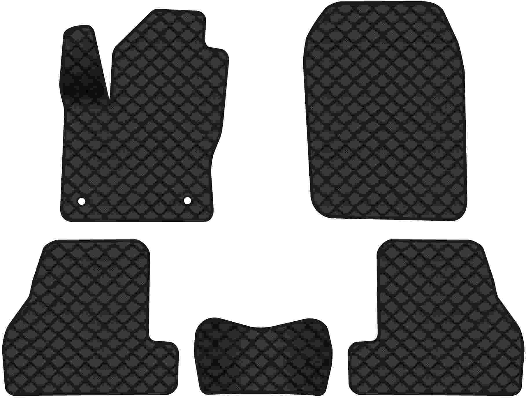 Коврики из экокожи в салон авто EVAtech ECO для Focus (C346) Ford 2011-2018 3 поколение Combi USA FD1598C5FC2BBB - Фото 1