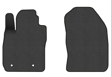 EVA коврики в салон авто передние EVAtech для Fiesta (Mark 7) 5-doors Ford 2009-2017 6 поколение Htb USA FD1699AV2OU2SBB - Фото 1