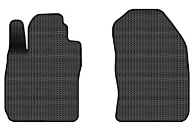 EVA коврики в салон авто передние EVAtech для Fiesta (Mark 7) 5-doors Ford 2009-2017 6 поколение Htb USA FD1699AV2SBB - Фото 1