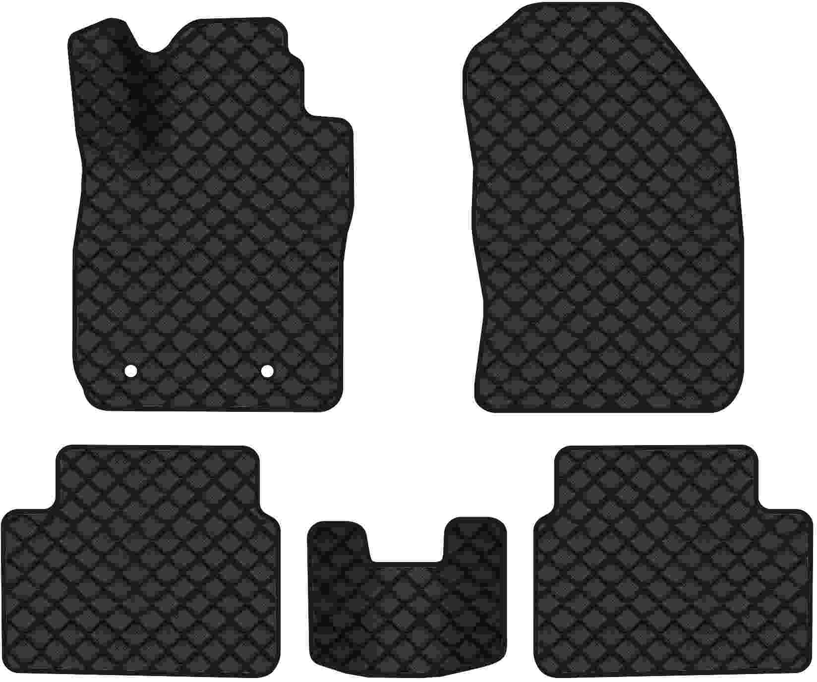 Коврики из экокожи в салон авто EVAtech ECO для Fiesta (Mark 7) 5-doors Ford 2009-2017 6 поколение Htb USA FD1699CE5OU2BBB - Фото 1