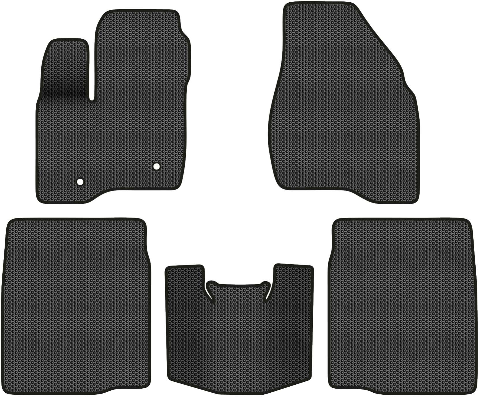 EVA коврики в салон авто EVAtech для Explorer (U502) Ford 2010-2019 5 поколение SUV EU FD21954CV5FC2SBB - Фото 1