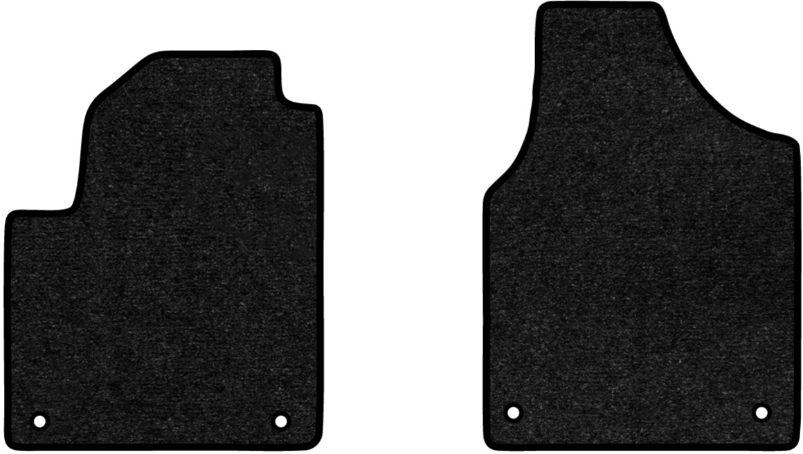 Коврики ворсовые в салон авто EVAtech Standard для Ford Galaxy (WGR) (4 clips) 1995-2006 1 поколение Minivan EU черный кант FD23091AG2FC4VEB - Фото 1